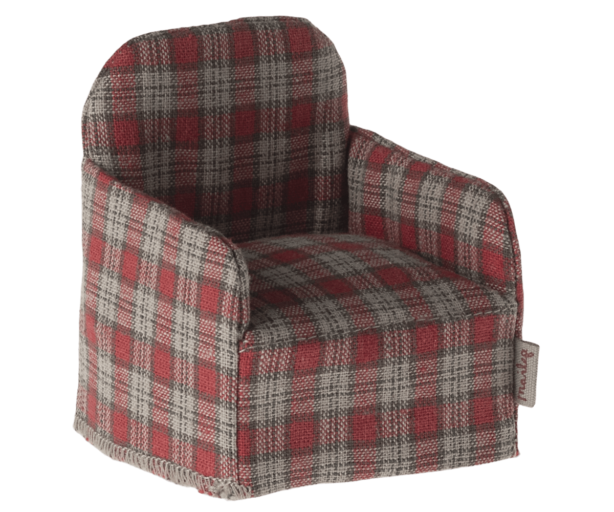 Mouse Chair | Red checker