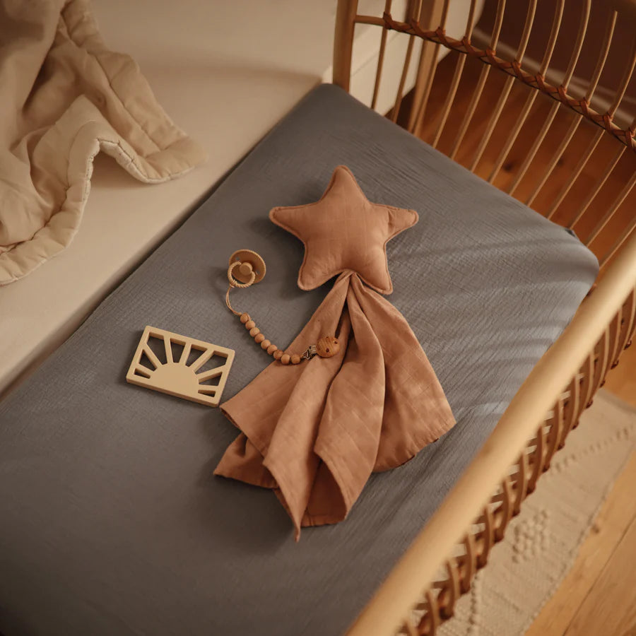 Extra Soft Muslin Crib Sheet | Tradewinds