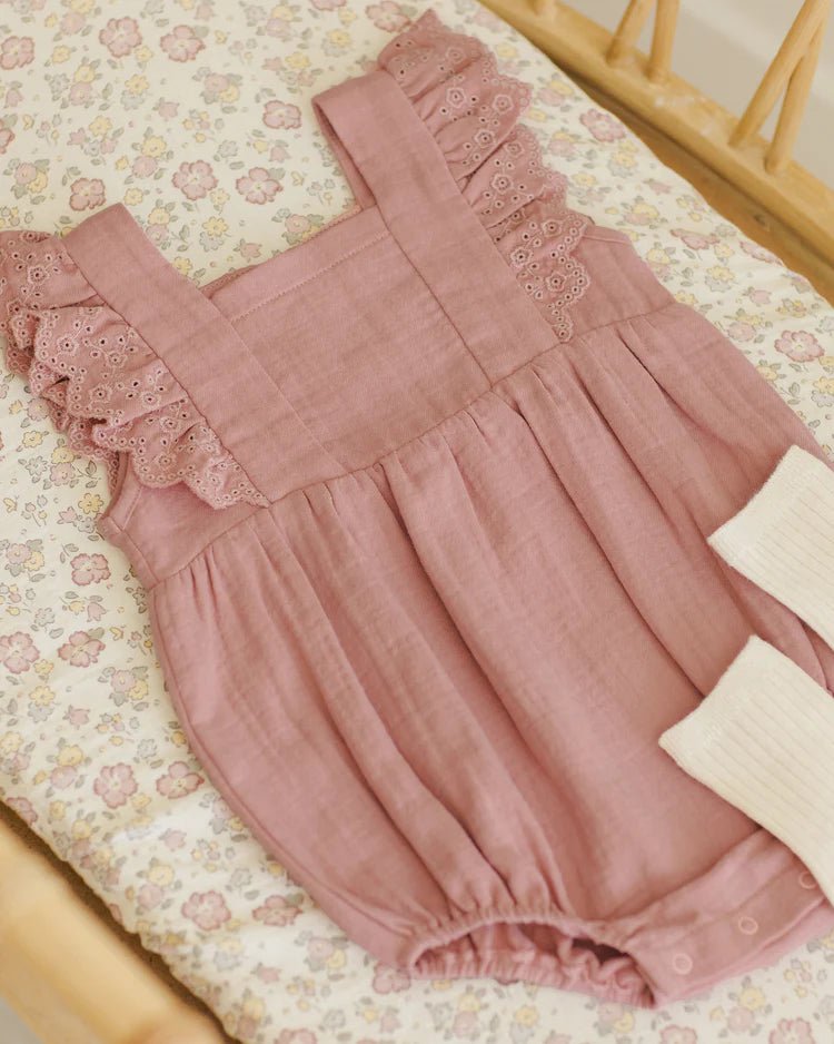 Naomi Romper || Lipstick