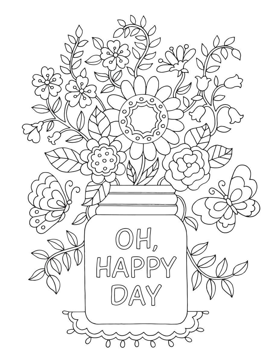 Nature's Sweet Moments: 50+ Super Cute Designs to Color