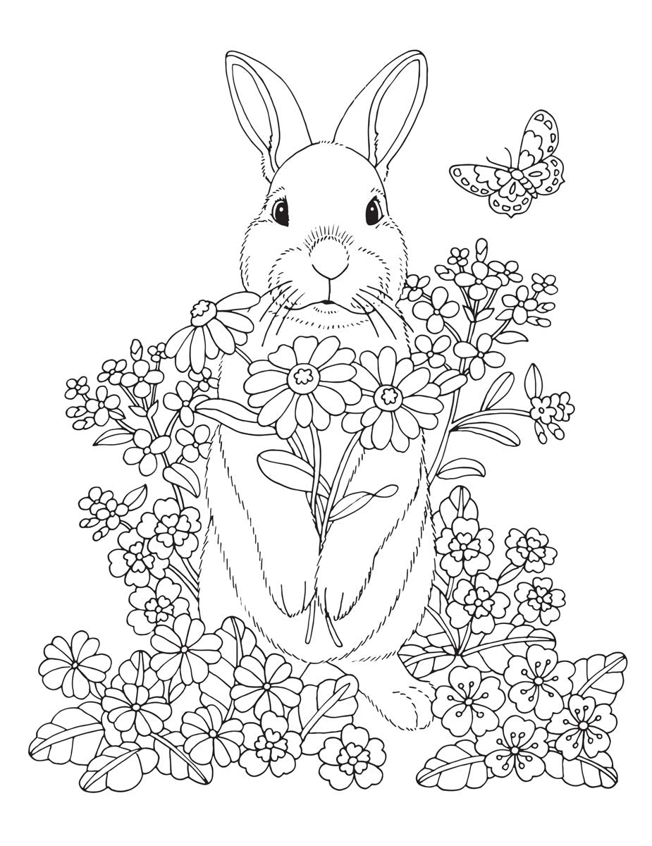 Nature's Sweet Moments: 50+ Super Cute Designs to Color