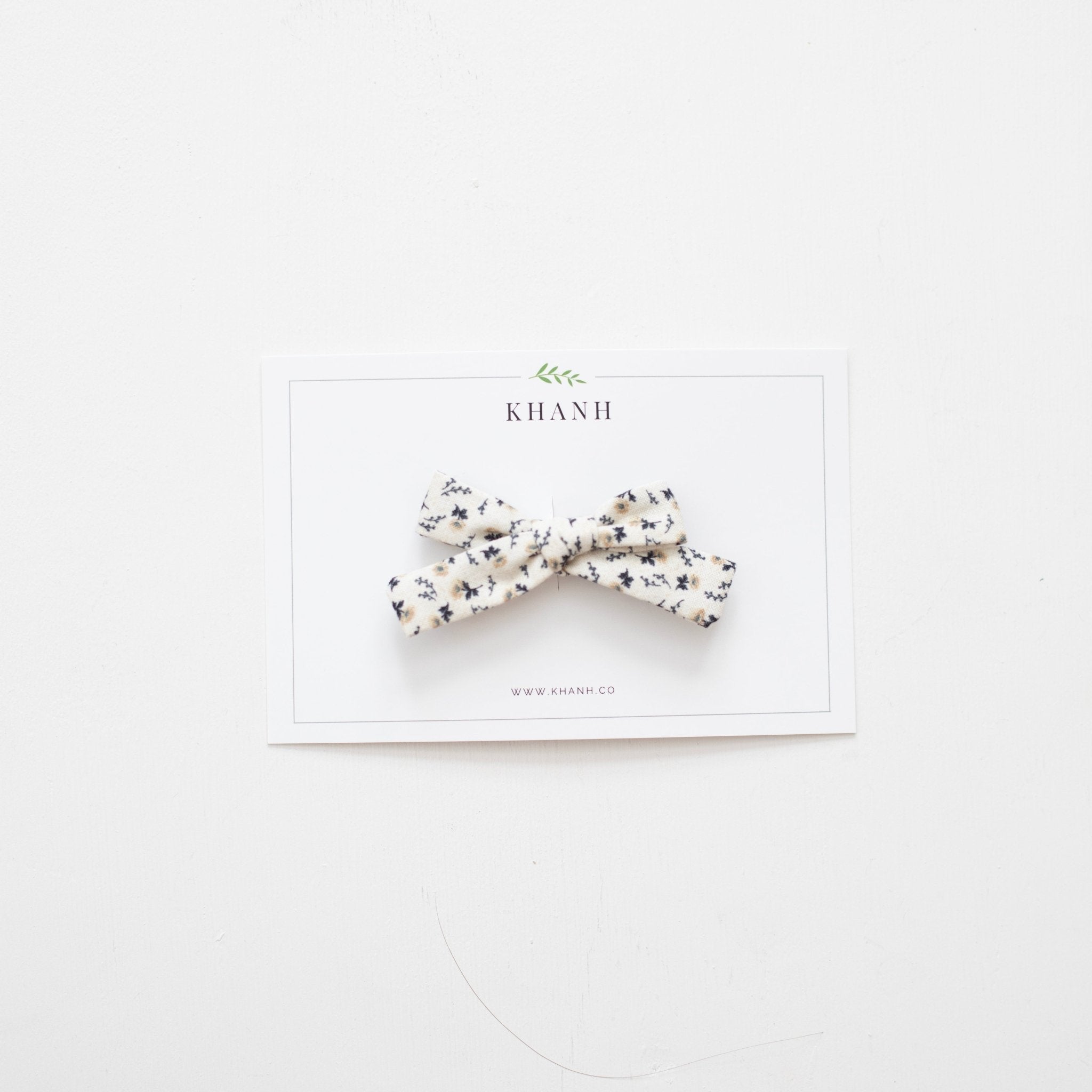Olivia Floral | Petite Hand - Tied Bow