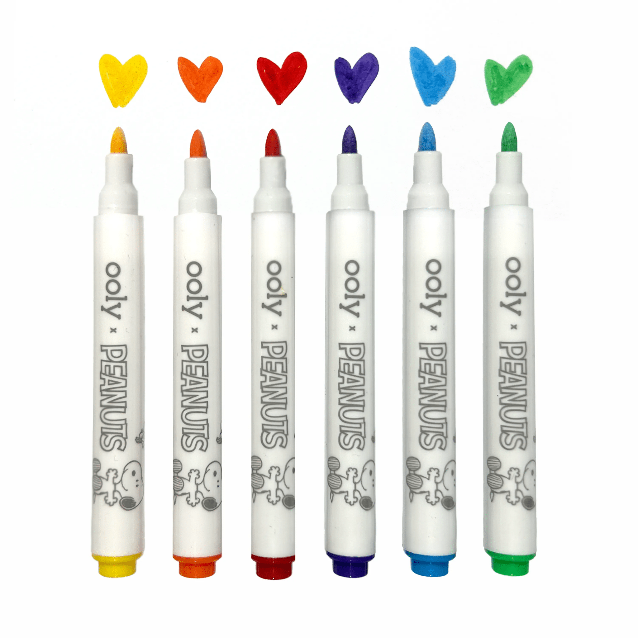OOLY x Peanuts: D.I.Y. Shrink Art Kit & 6 Mini Paint Markers