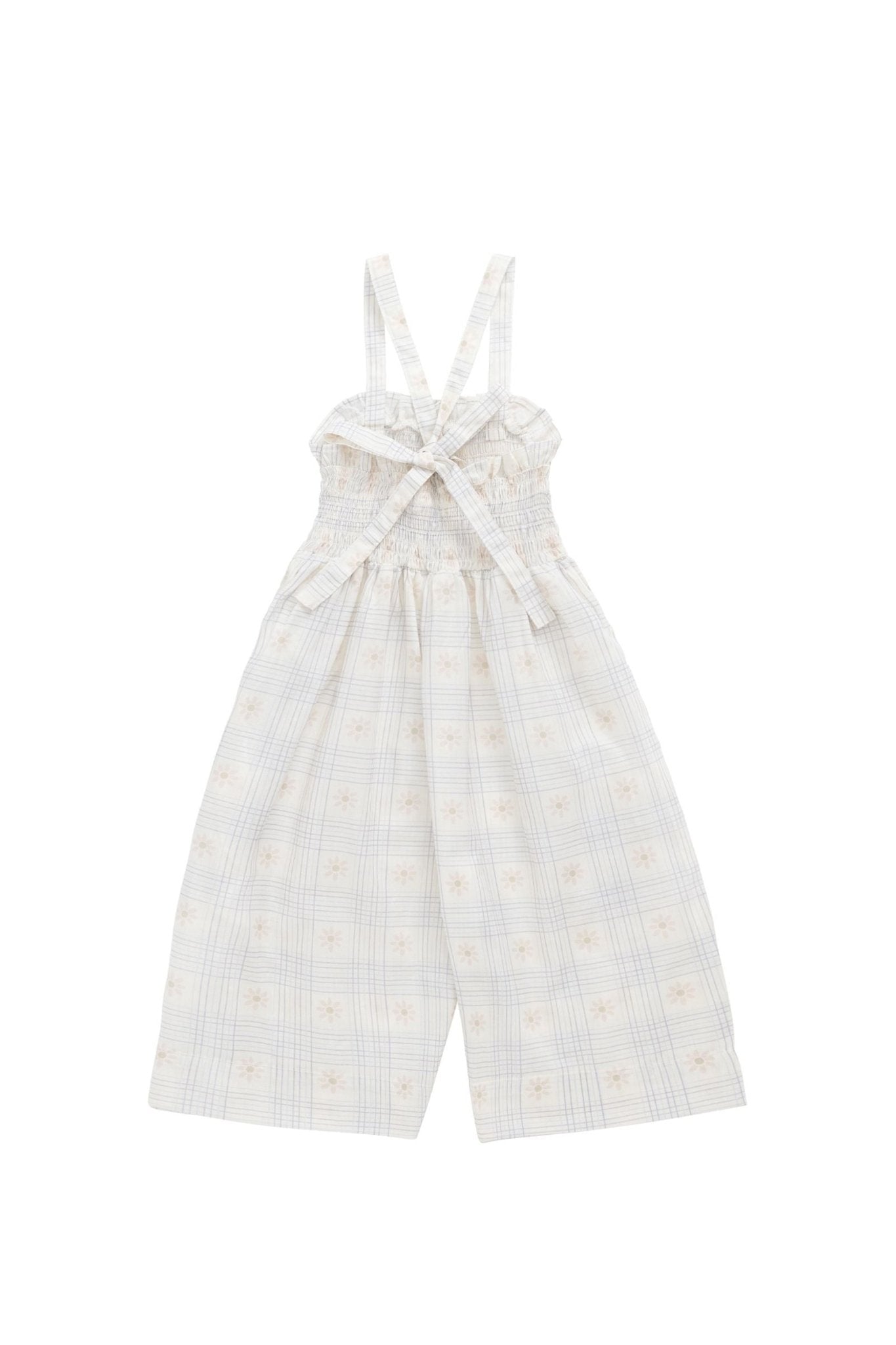 Organic Cotton Arabella Jumpsuit || Marguerite Egret