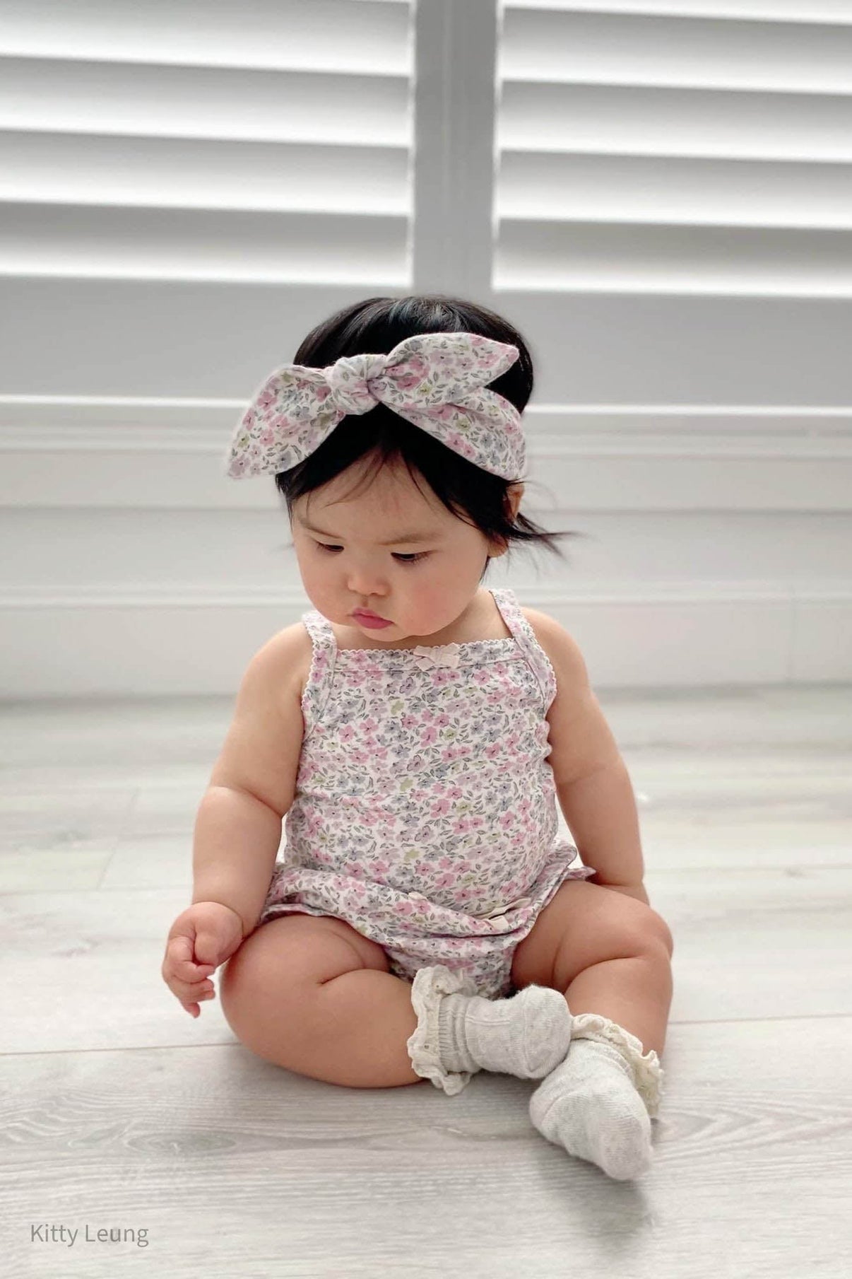 Organic Cotton Bridget Singlet Bodysuit || Fifi Mini Slightly Pink