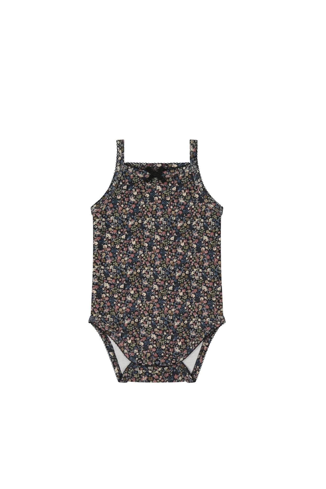 Organic Cotton Bridget Singlet Bodysuit - Winter Beauty - Khanh