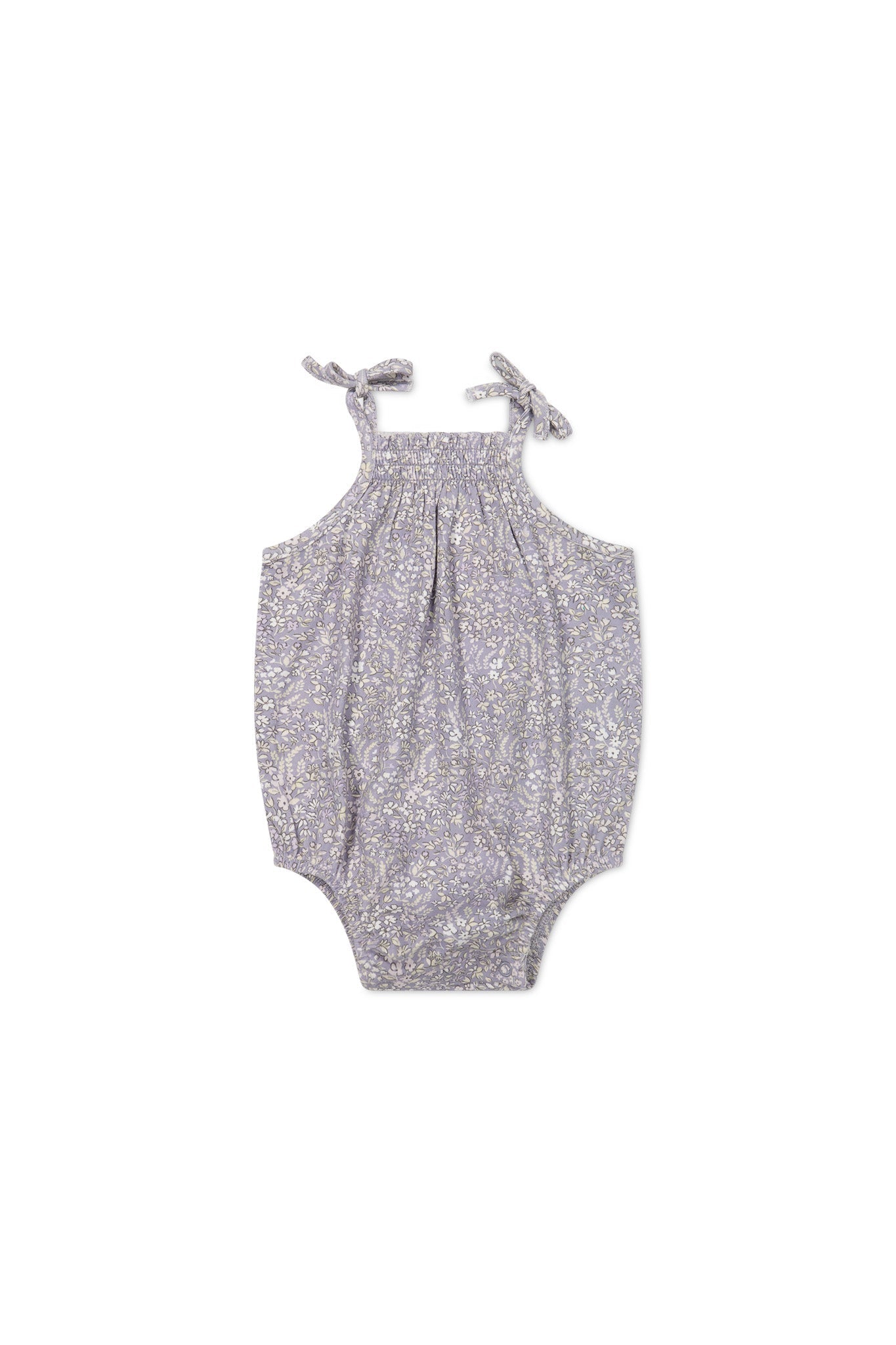 Organic Cotton Cassie Playsuit || April Lilac