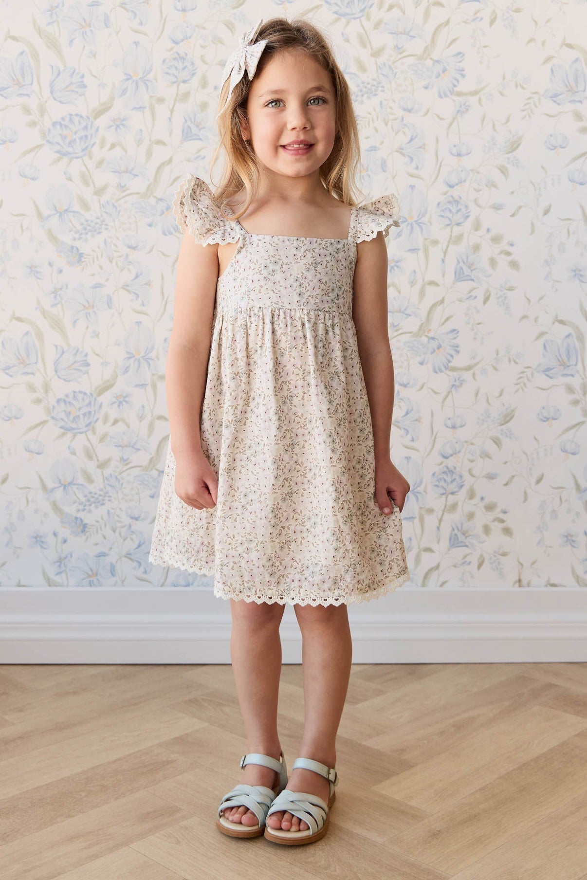 Organic Cotton Elodie Dress || Fifi Violet