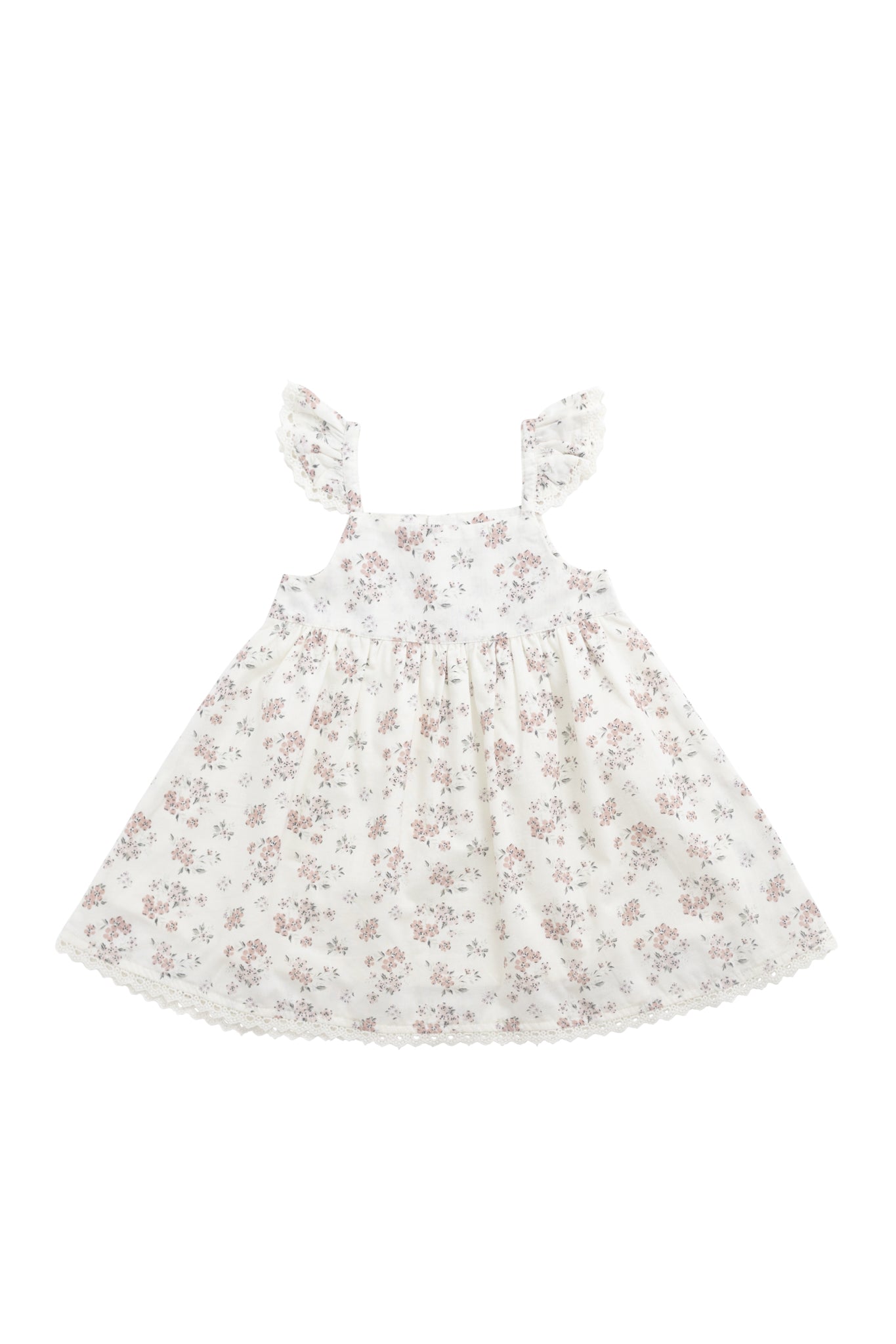 Organic Cotton Elodie Dress || Selena Blush