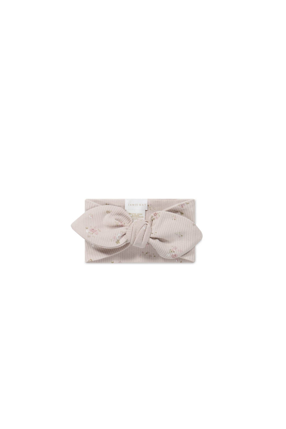 Organic Cotton Fine Rib Headband || Petite Fleur Violet