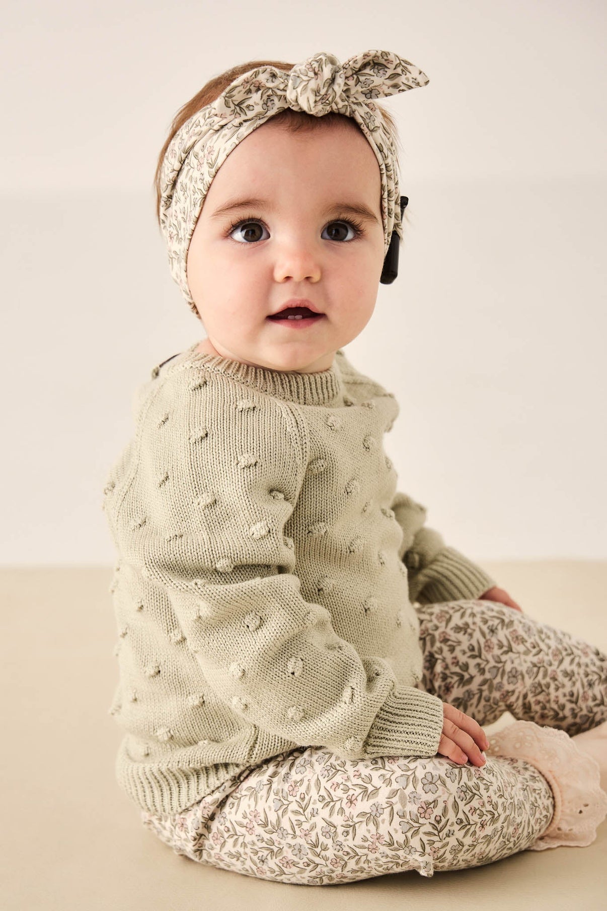 Organic Cotton Headband || Ariella Eggnog