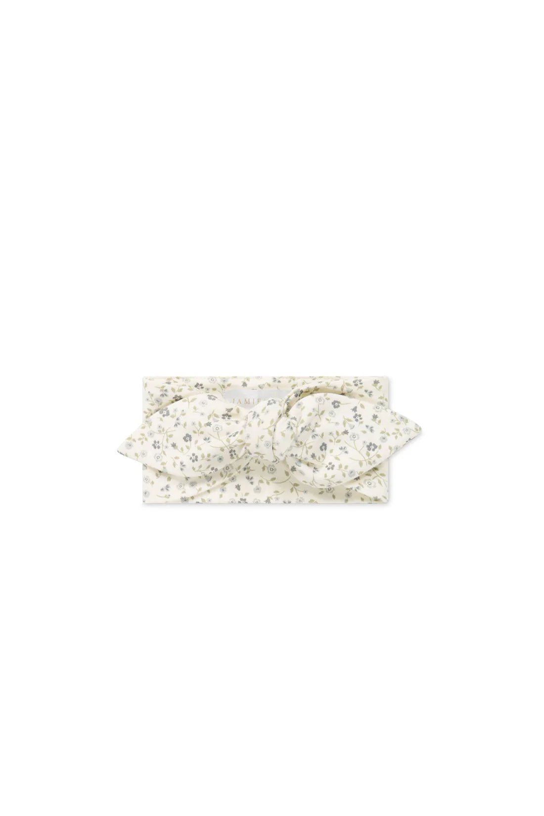 Organic Cotton Headband || Dainty Egret Blues