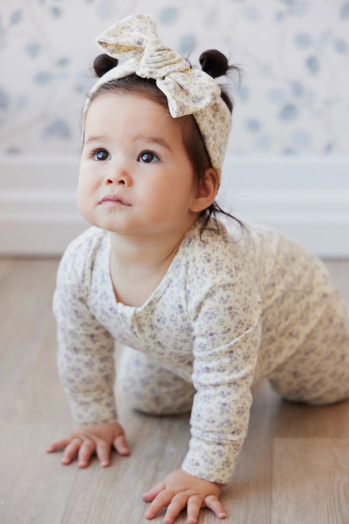Organic Cotton Headband || Rosalie Fields Raindrops