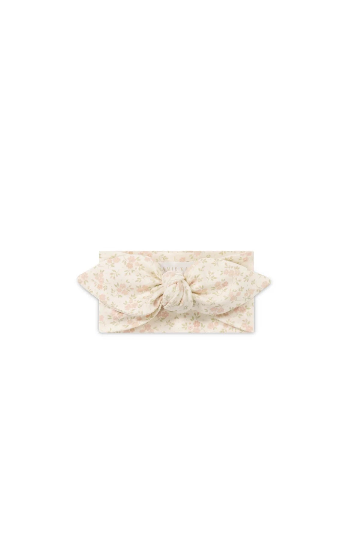 Organic Cotton Headband || Rosalie Floral Mauve