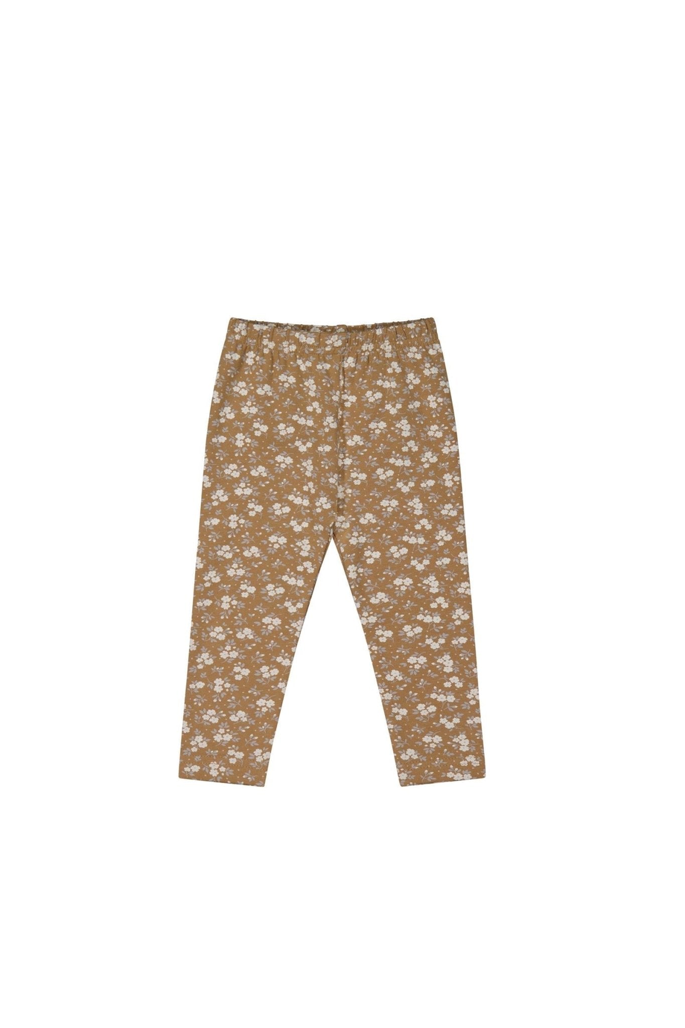 Organic Cotton Legging - Rosalie Field Caramel
