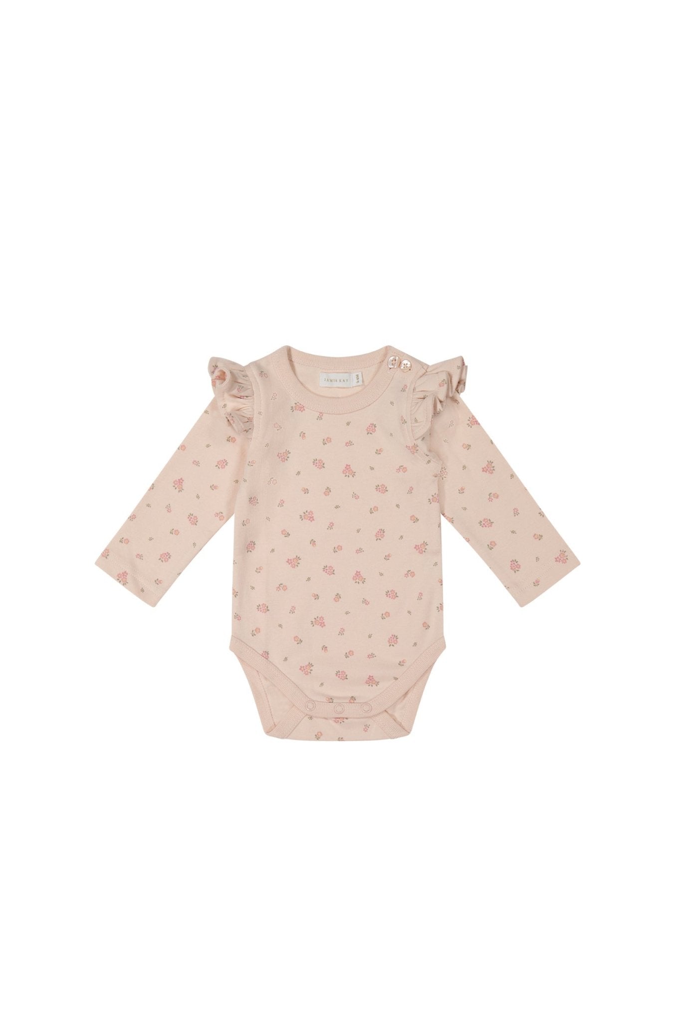 Organic Cotton Long Sleeve Ana Bodysuit - Irina Shell | LAST 0/3M & 1Y
