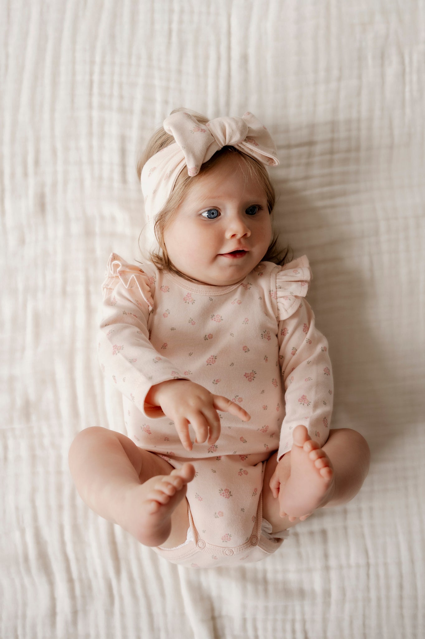 Organic Cotton Long Sleeve Ana Bodysuit - Irina Shell | LAST 0/3M & 1Y