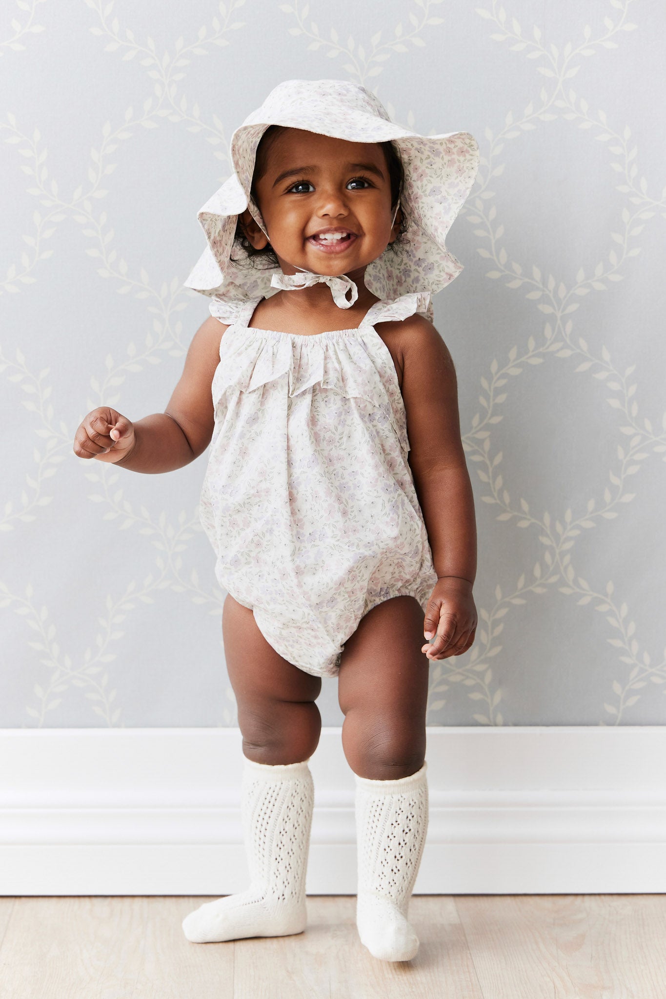 Organic Cotton Mallory Onepiece || Fifi Lilac - LAST ONE 3Y – Khanh