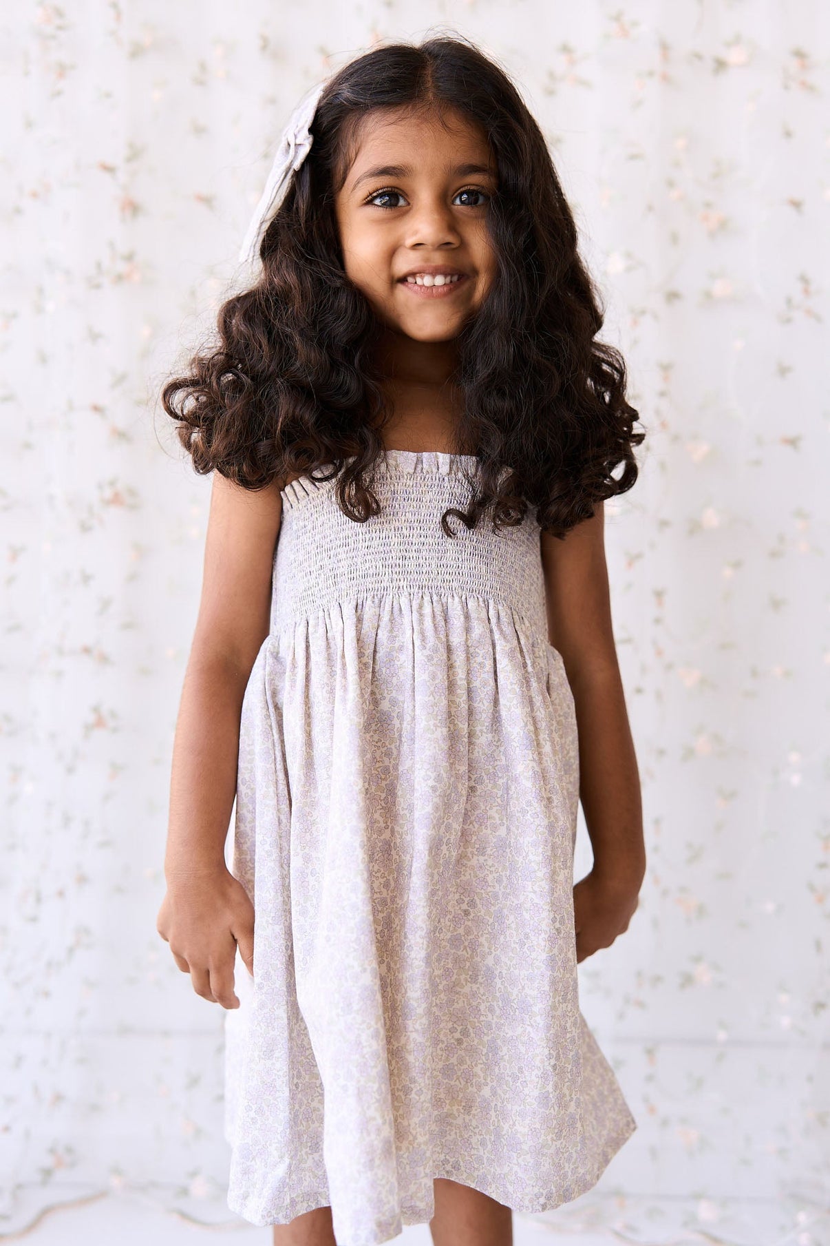 Organic Cotton Mira Dress - Chloe Lavender