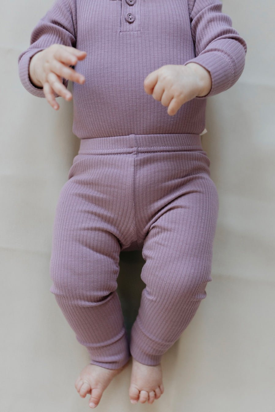 Organic Cotton Modal Elastane Legging - Periwinkle - Khanh