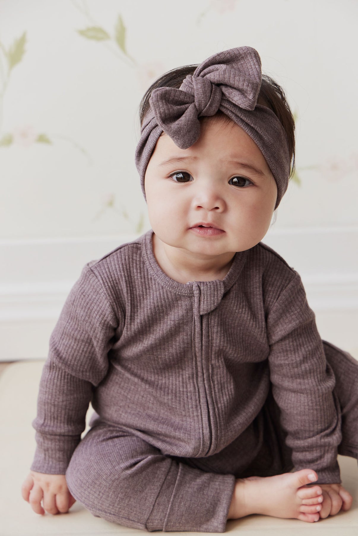 Organic Cotton Modal Headband - Truffle Marle - Khanh