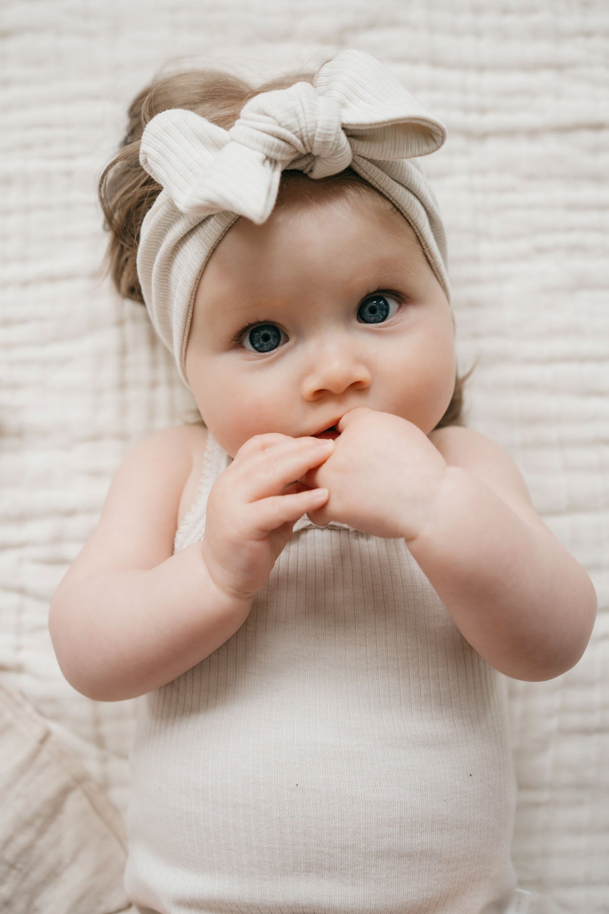Organic Cotton Modal Lilian Headband - Beech - Khanh