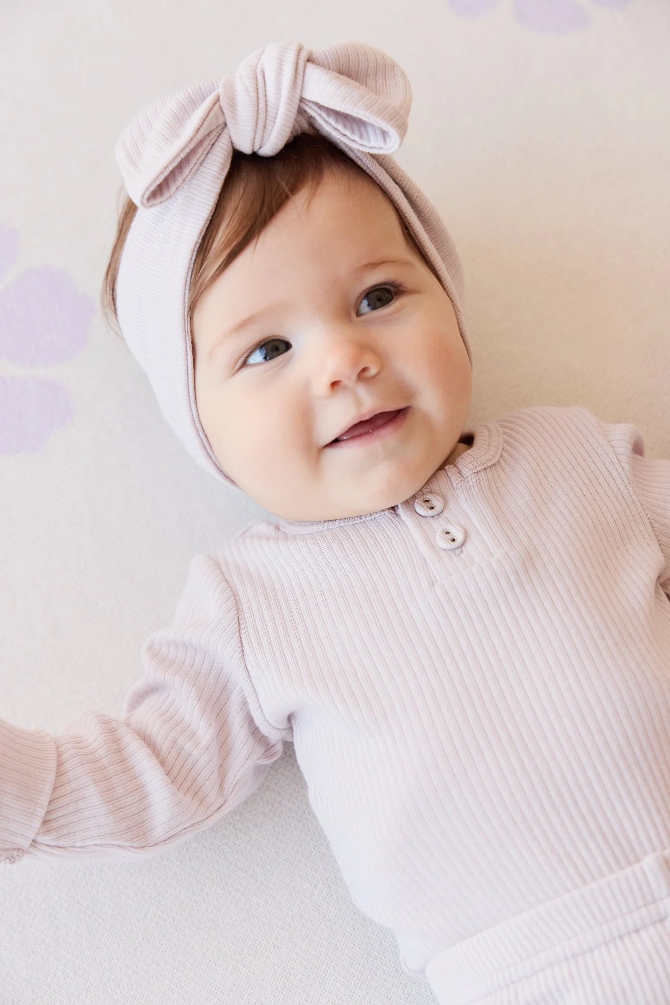 Organic Cotton Modal Long Sleeve Bodysuit || Luna