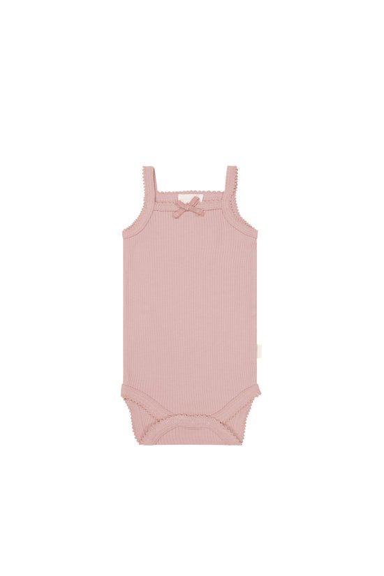 Organic Cotton Modal Singlet Bodysuit - Doll