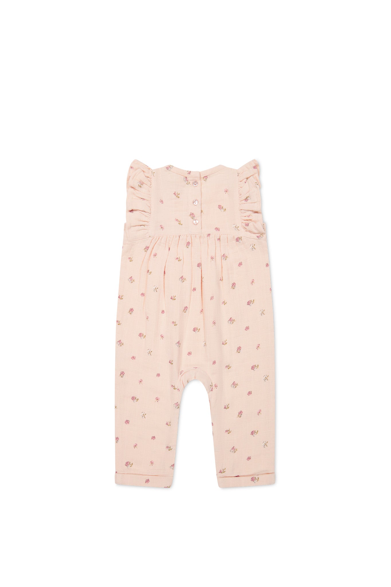 Organic Cotton Muslin Sadie Romper || Meredith Morganite