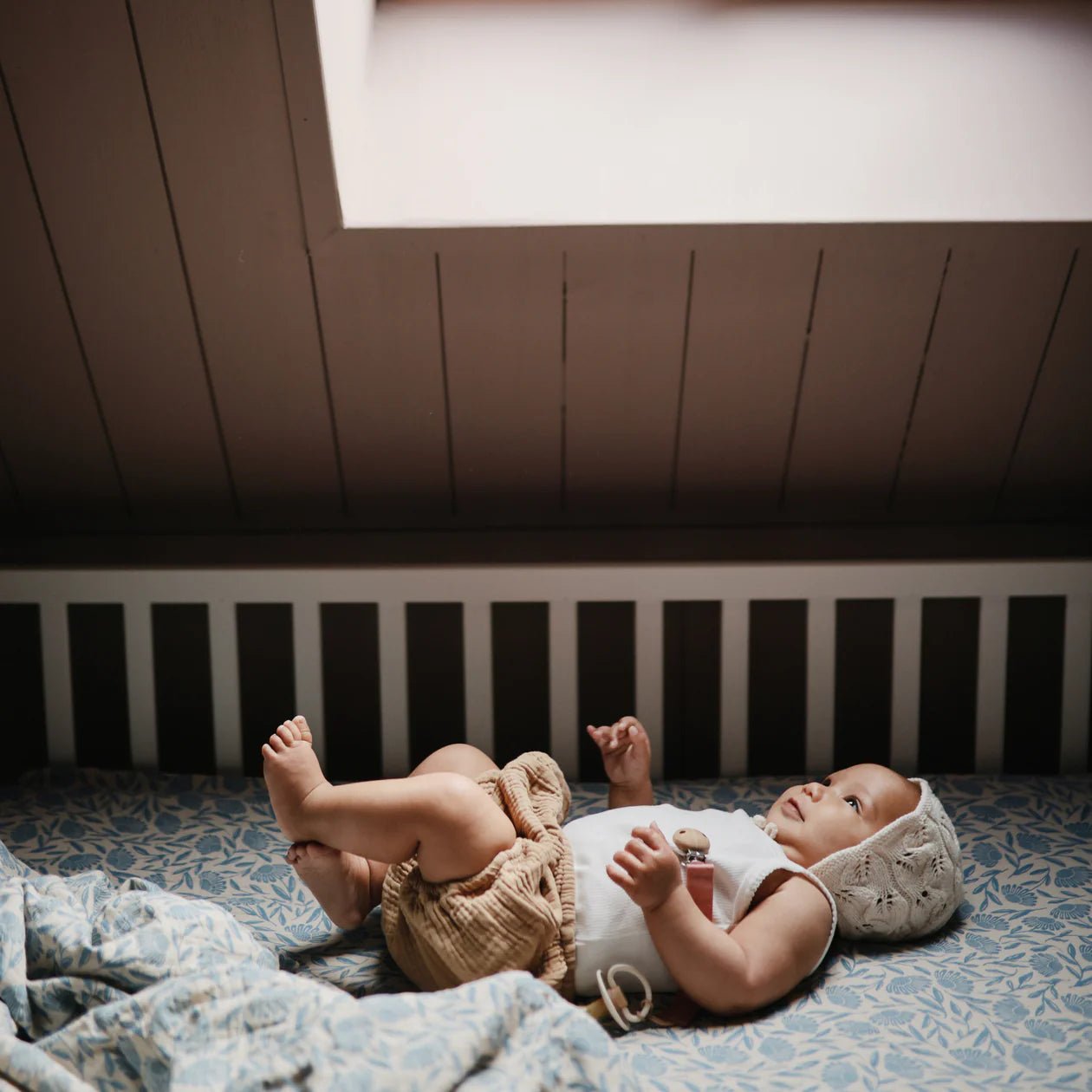 Organic Cotton Muslin Swaddle Blanket | Tradewinds