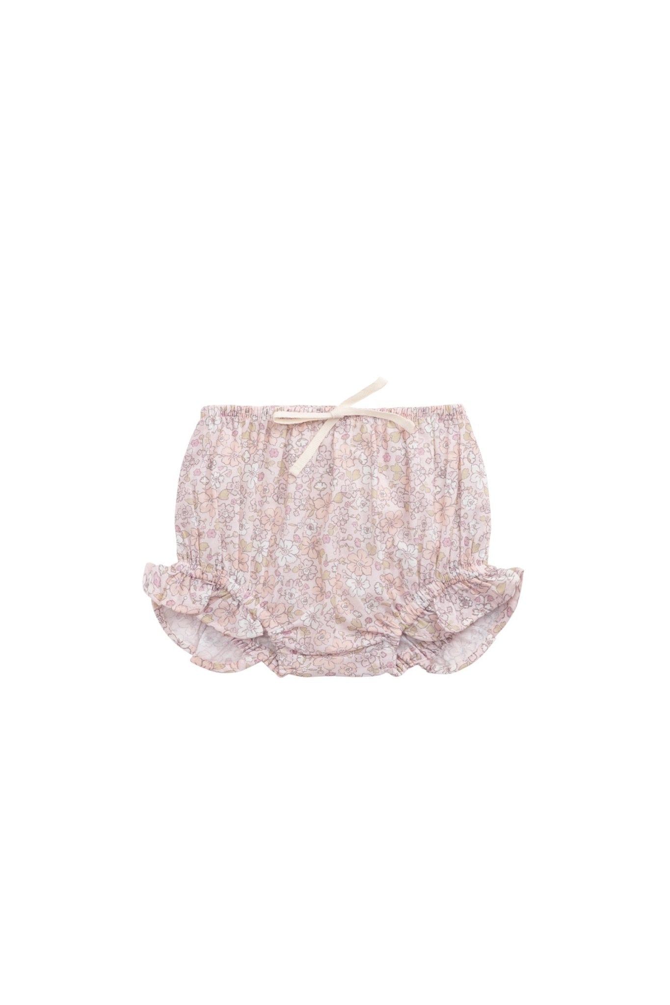 Organic Cotton Voile Frill Bloomer || Chloe Mauve