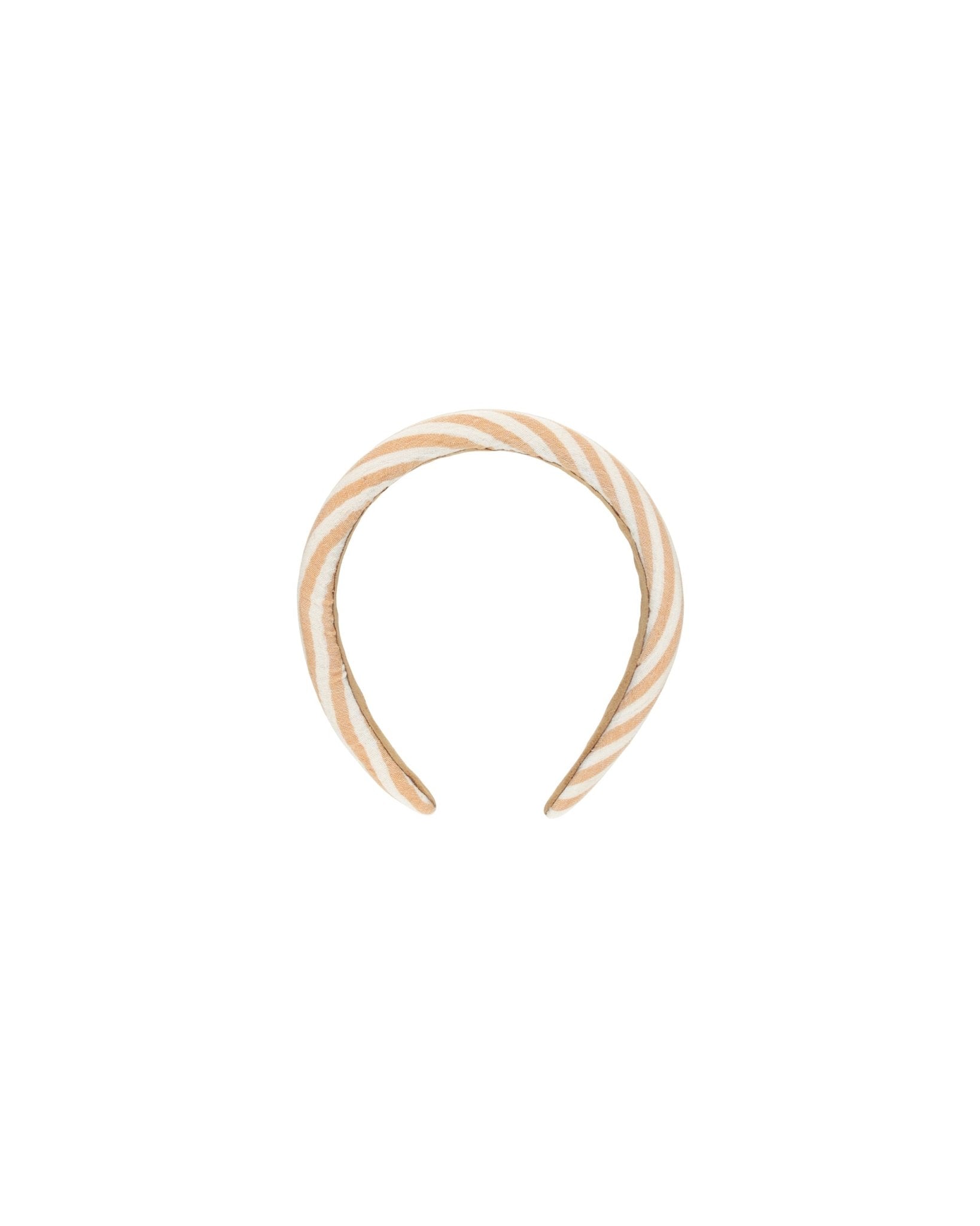 Padded Headband || Grapefruit Stripe