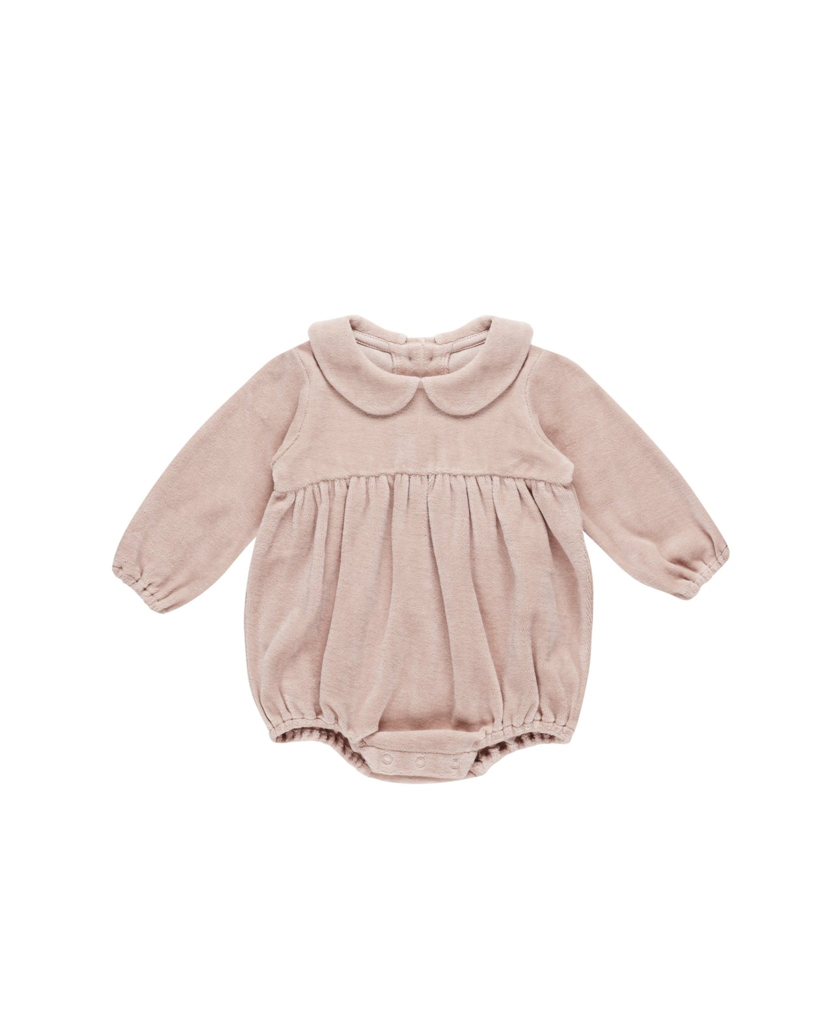 Peter Pan Romper || Blush - LAST 6/12M & 18/24M