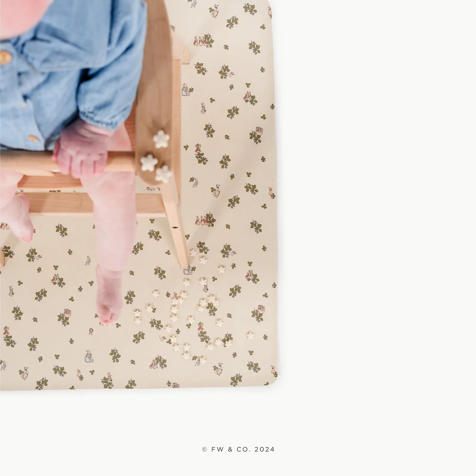 Mini High Chair Mat - Peter Rabbit