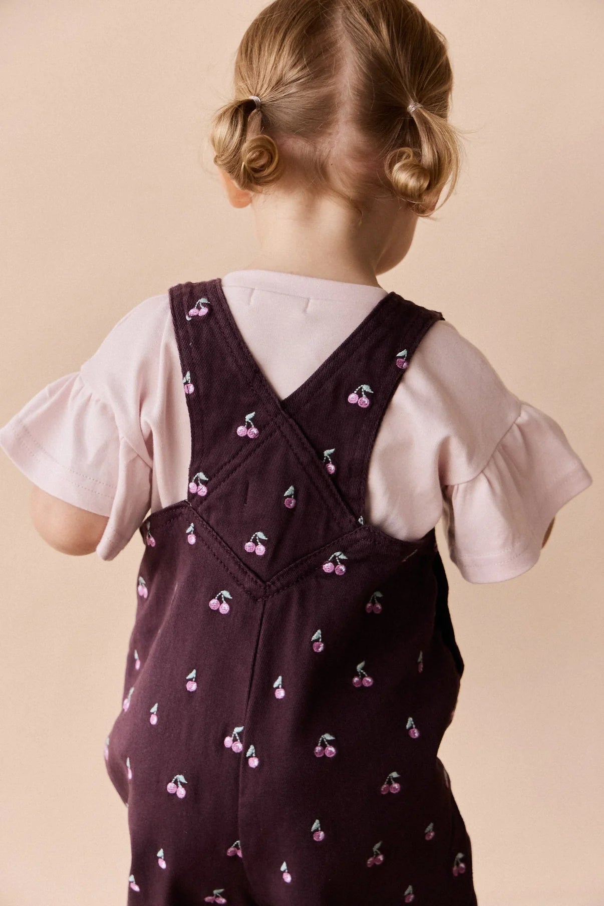 Pima Cotton Courtney Ruffle Top || Soft Misty Rose