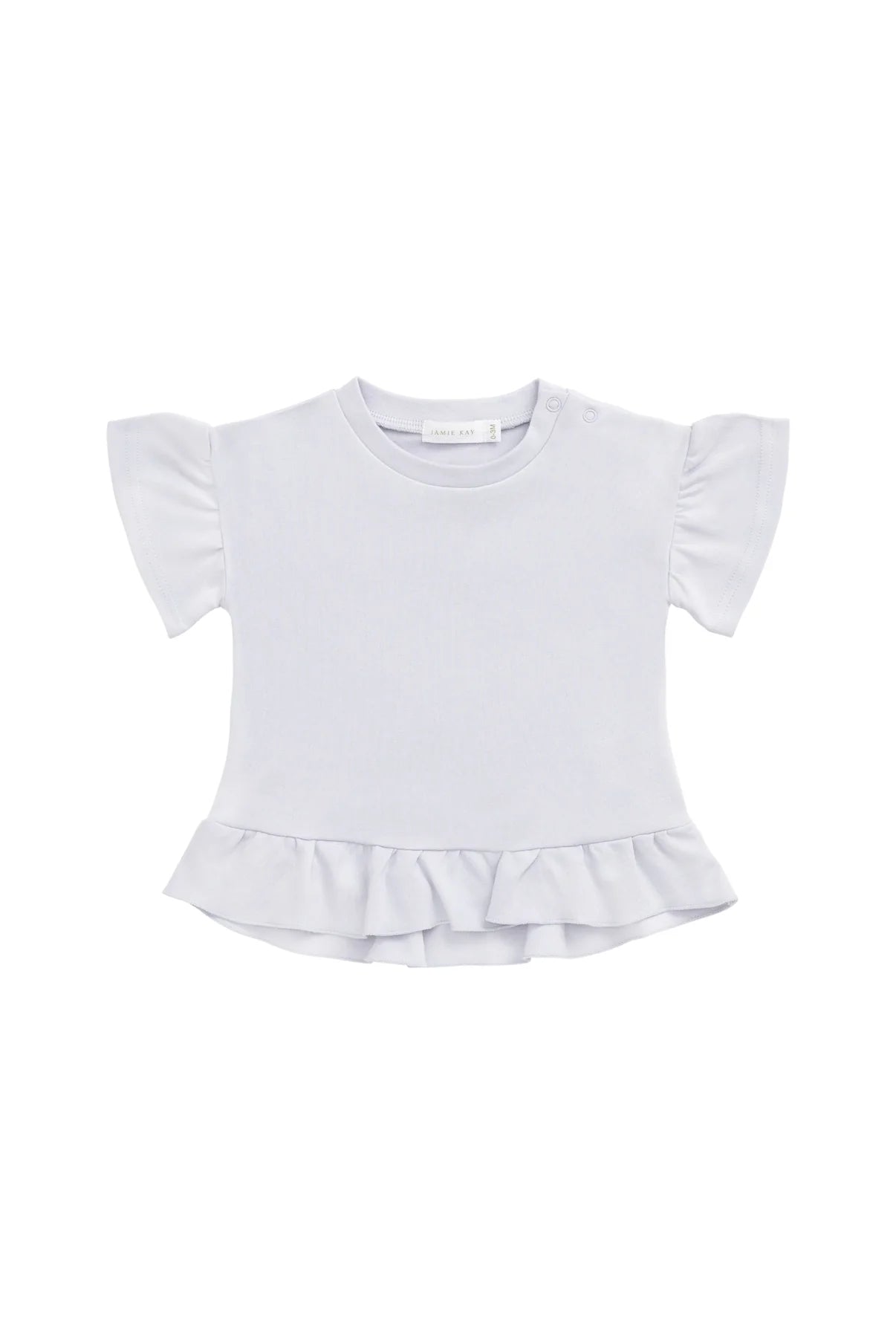 Pima Cotton Courtney Ruffle Top || Tulle