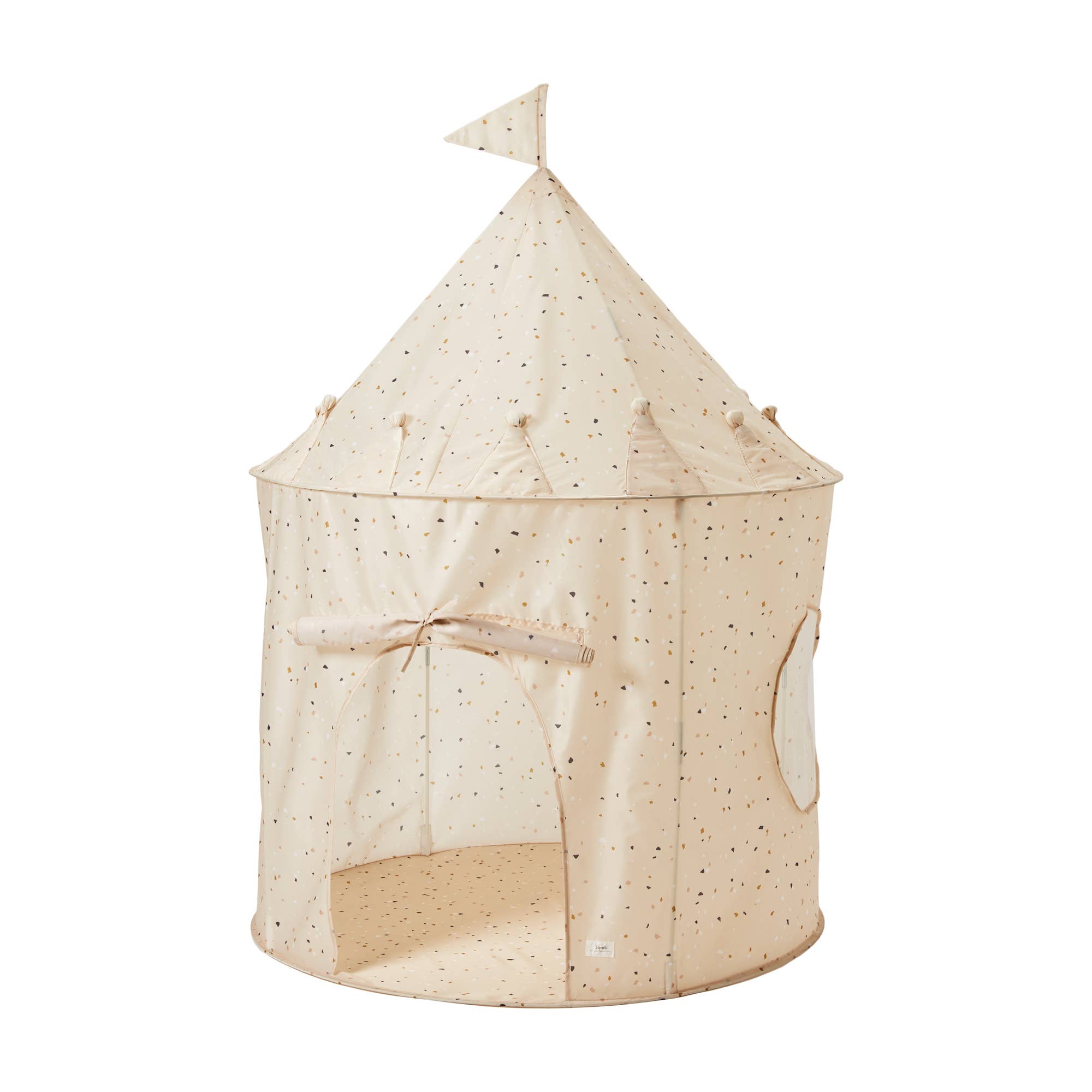 Play Tent Castle - Print | Terrazzo Beige