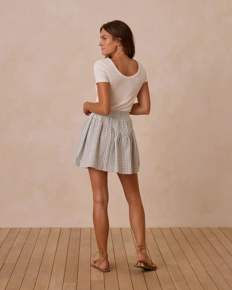 Pointelle Tee || Ivory
