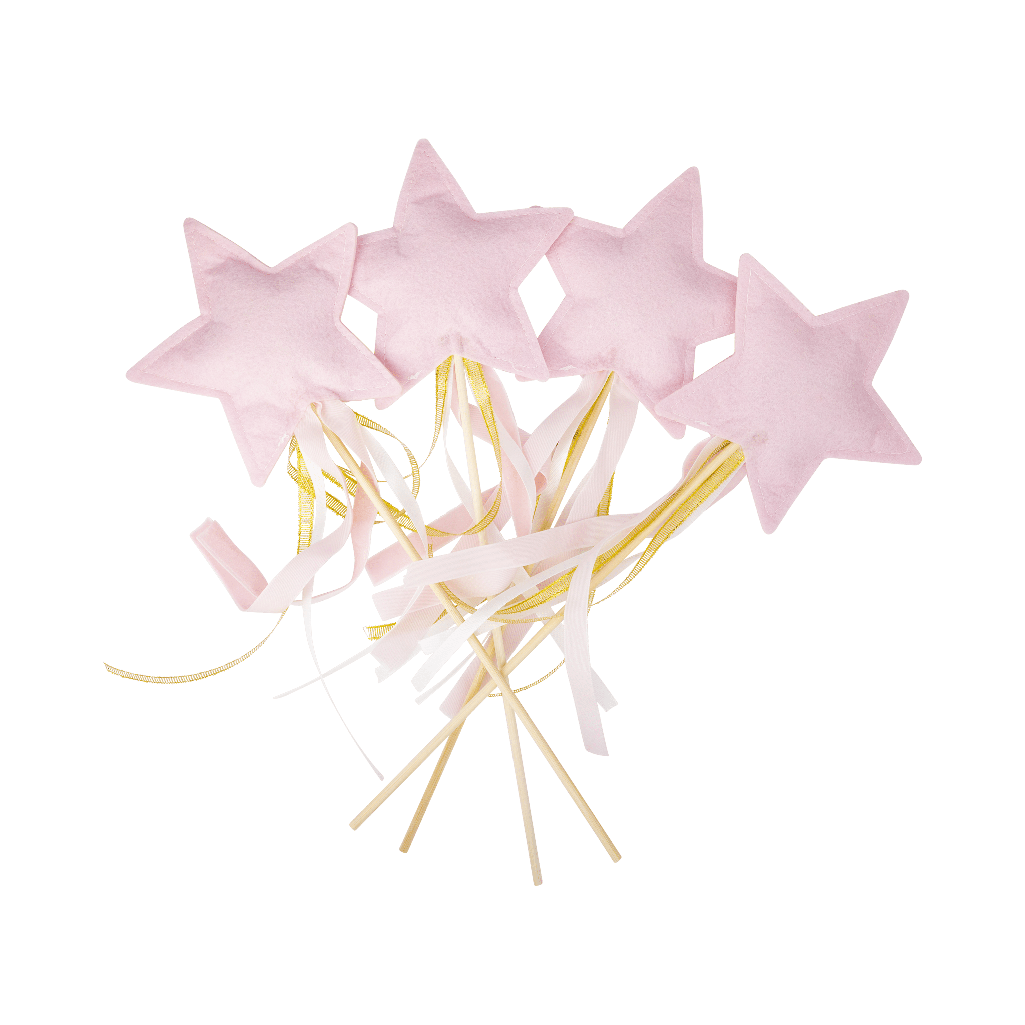 Princess Puffy Felt Wand Set