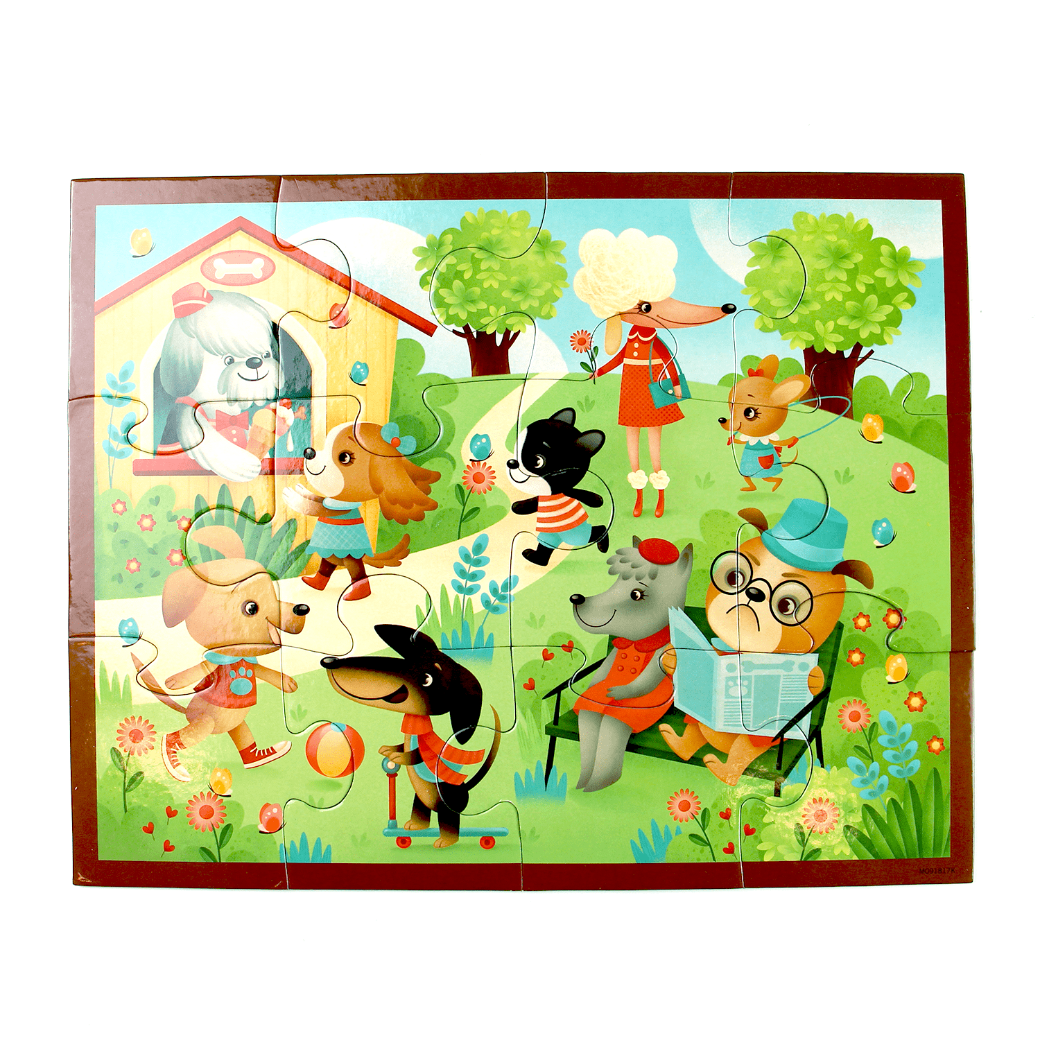Puzzle 12 Pouch Puppy Playtime