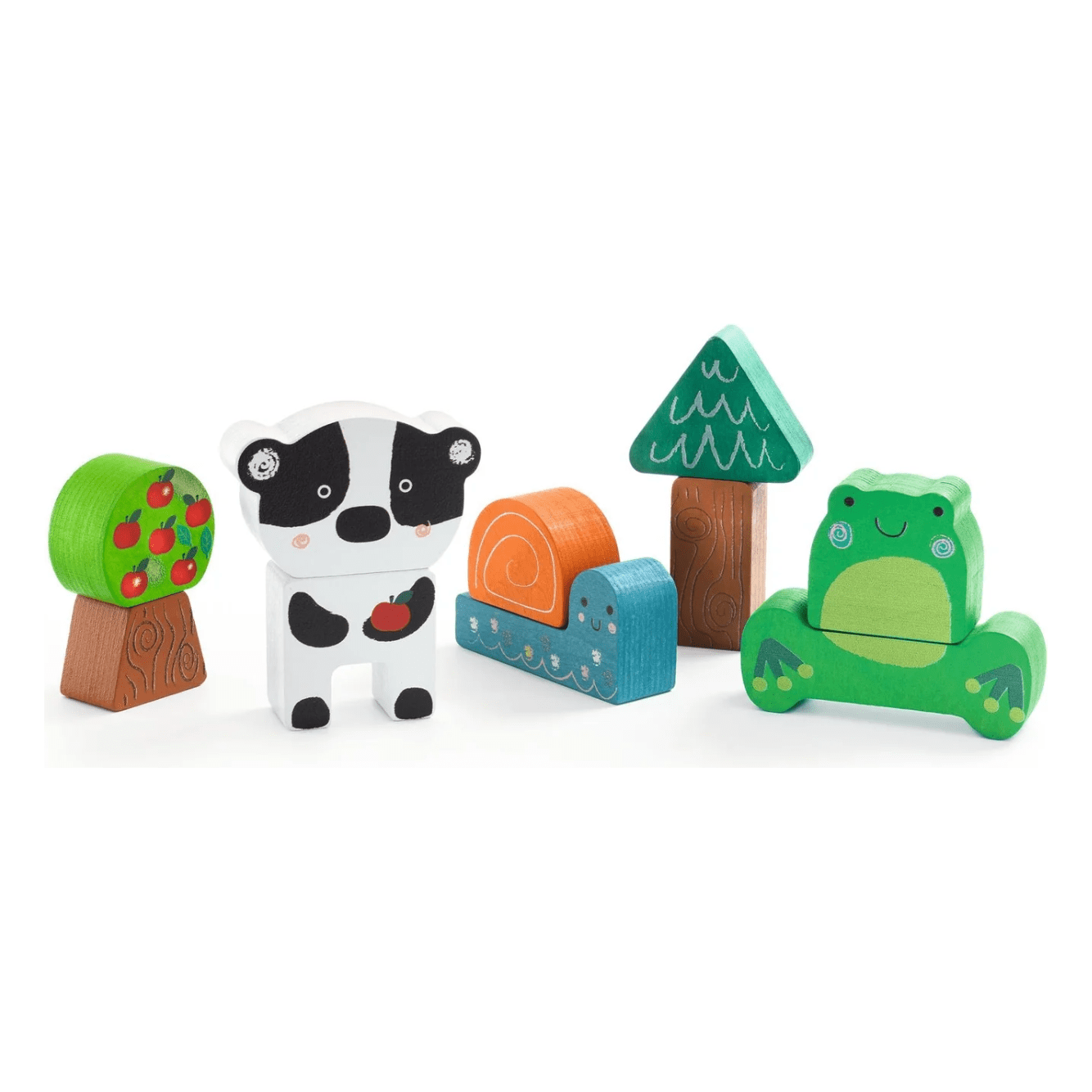 Puzz & Match Happy Wooden Puzzle