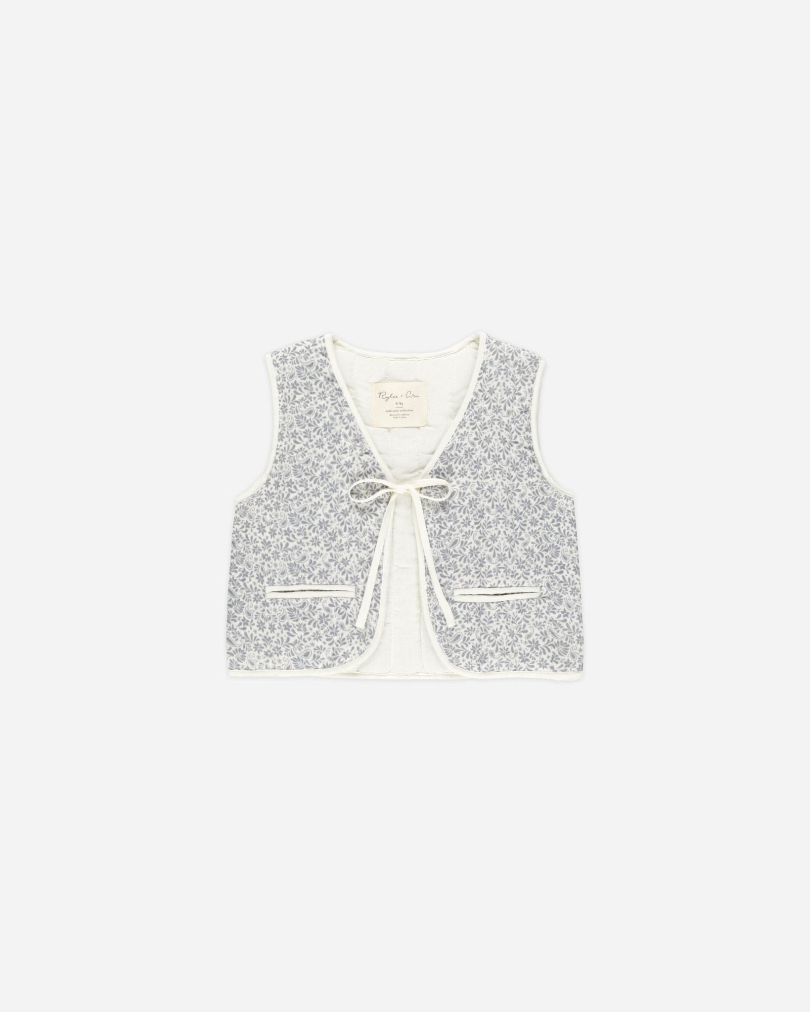 Quilted Vest || Ditsy - LAST 6/7Y & 8/9Y