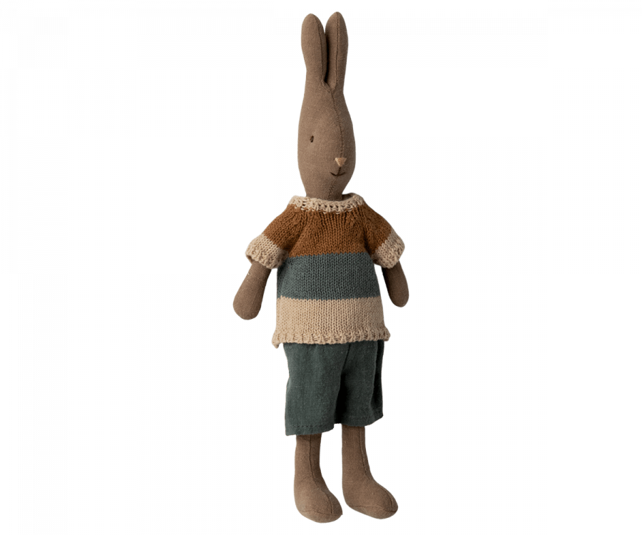 Rabbit size 2, Brown - Shirt and shorts