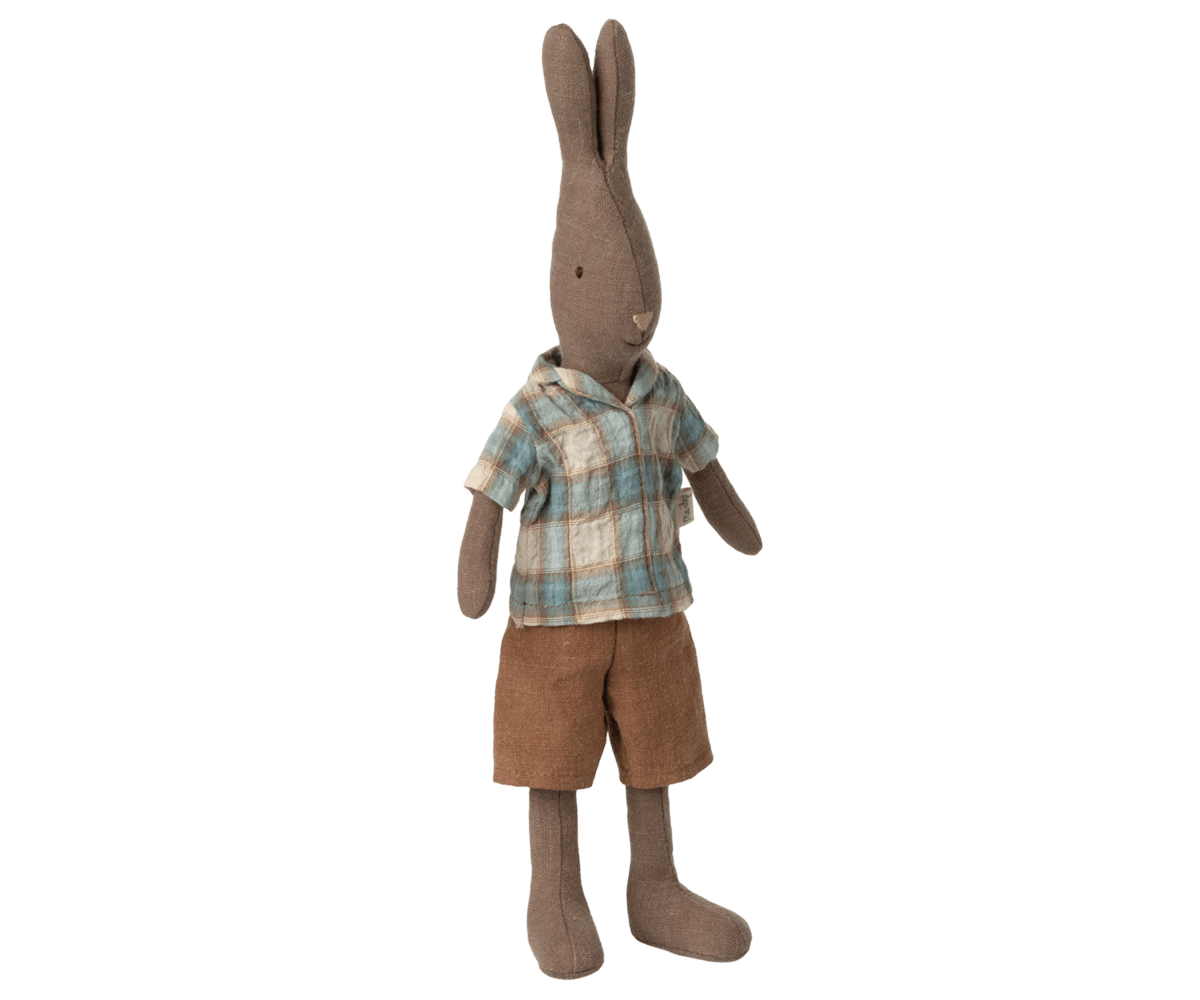 Rabbit size 2, Brown - Shirt and shorts