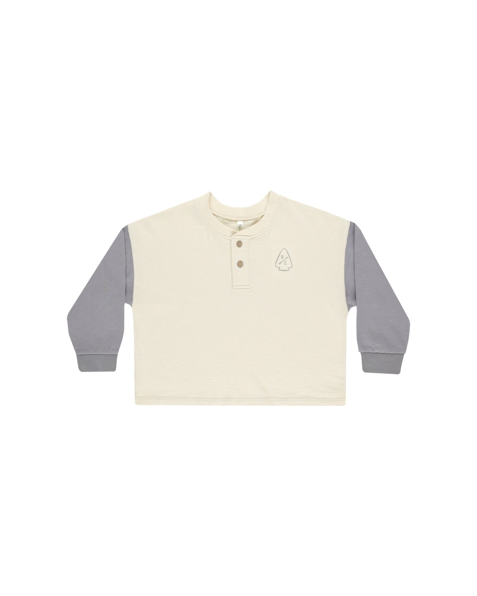 Relaxed Long Sleeve Henley || Explore