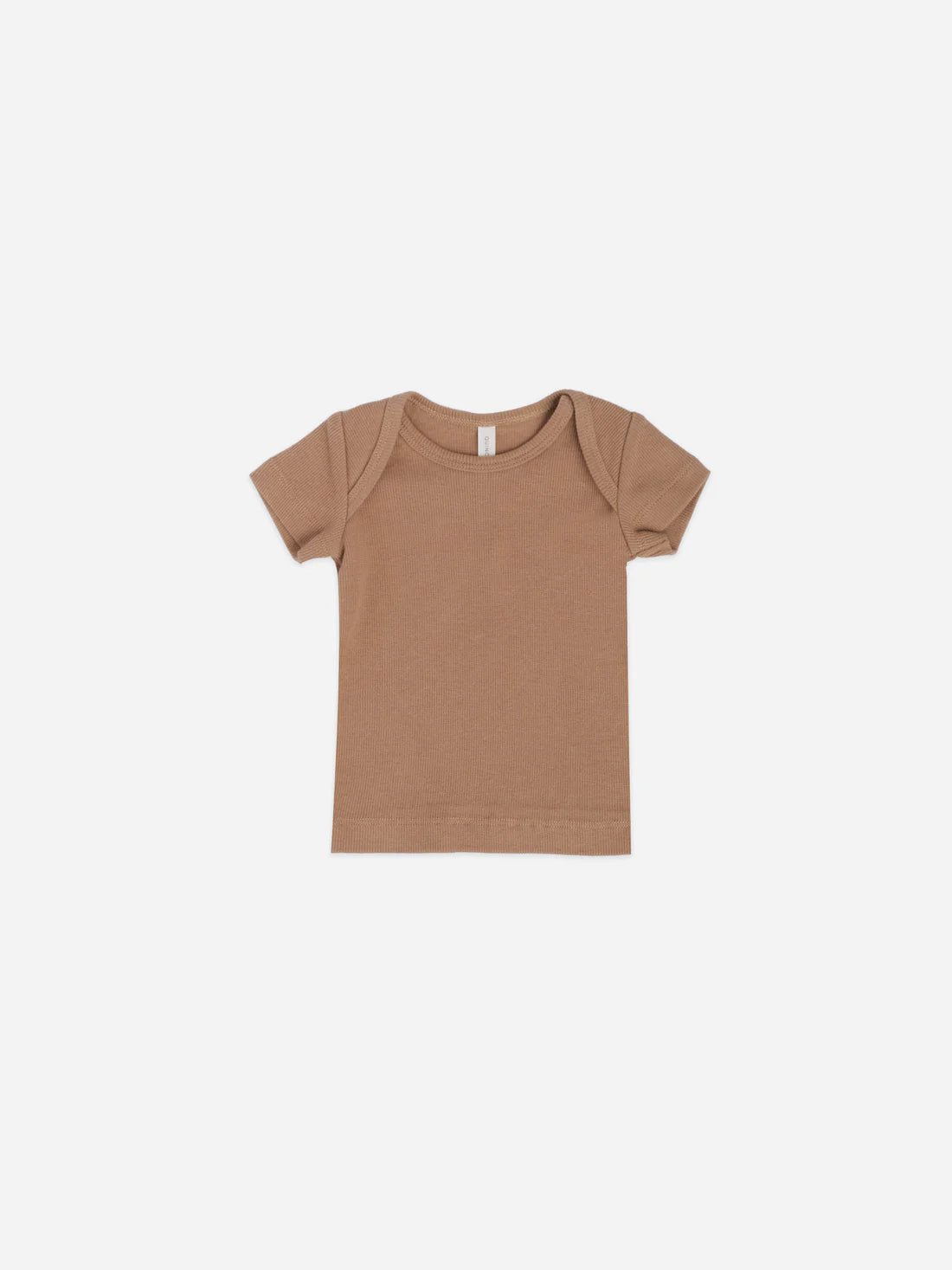 RIBBED SHORT SLEEVE TEE | CLAY - LAST 6/12am & 4/5Y