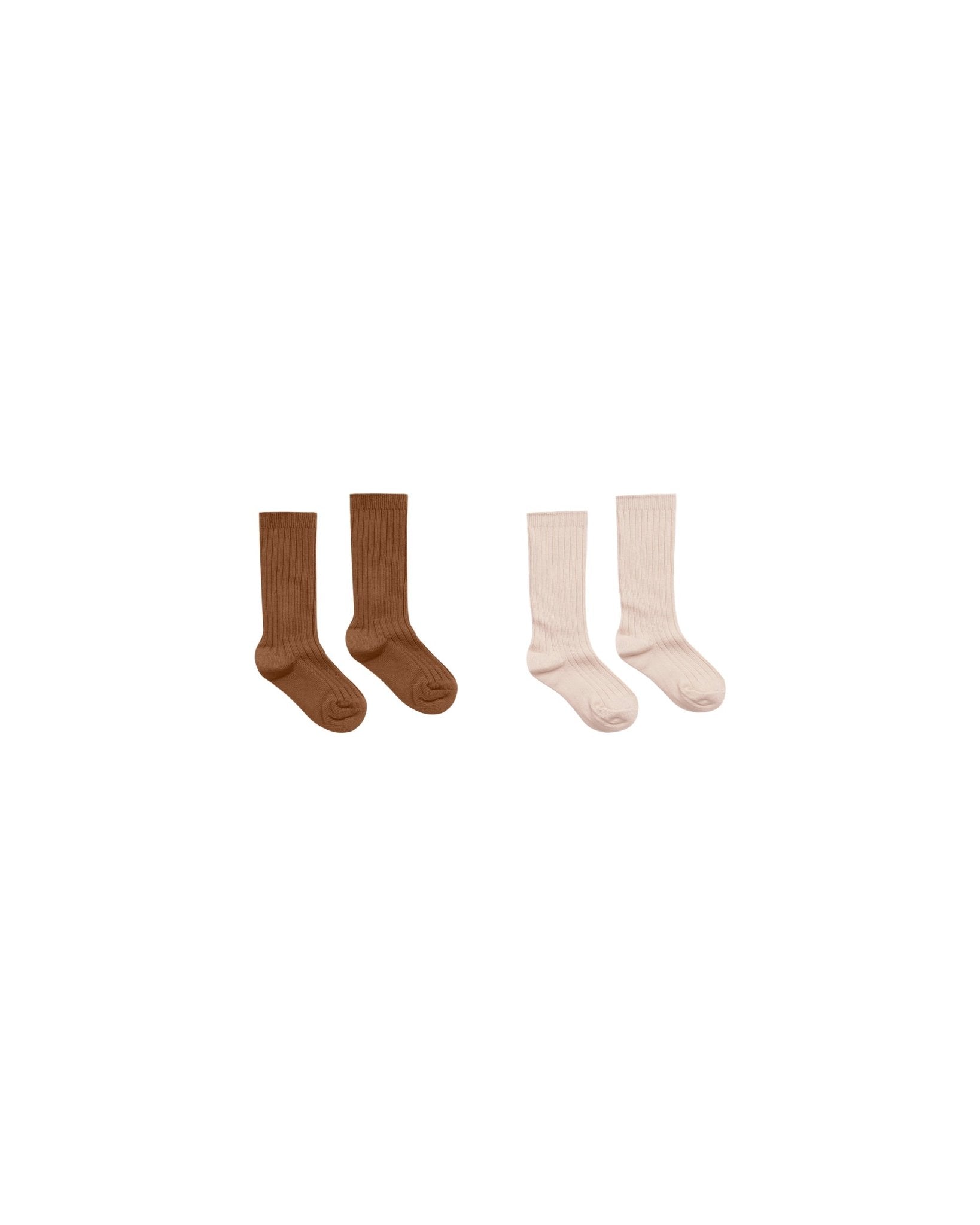 Ribbed Socks || Saddle + Shell