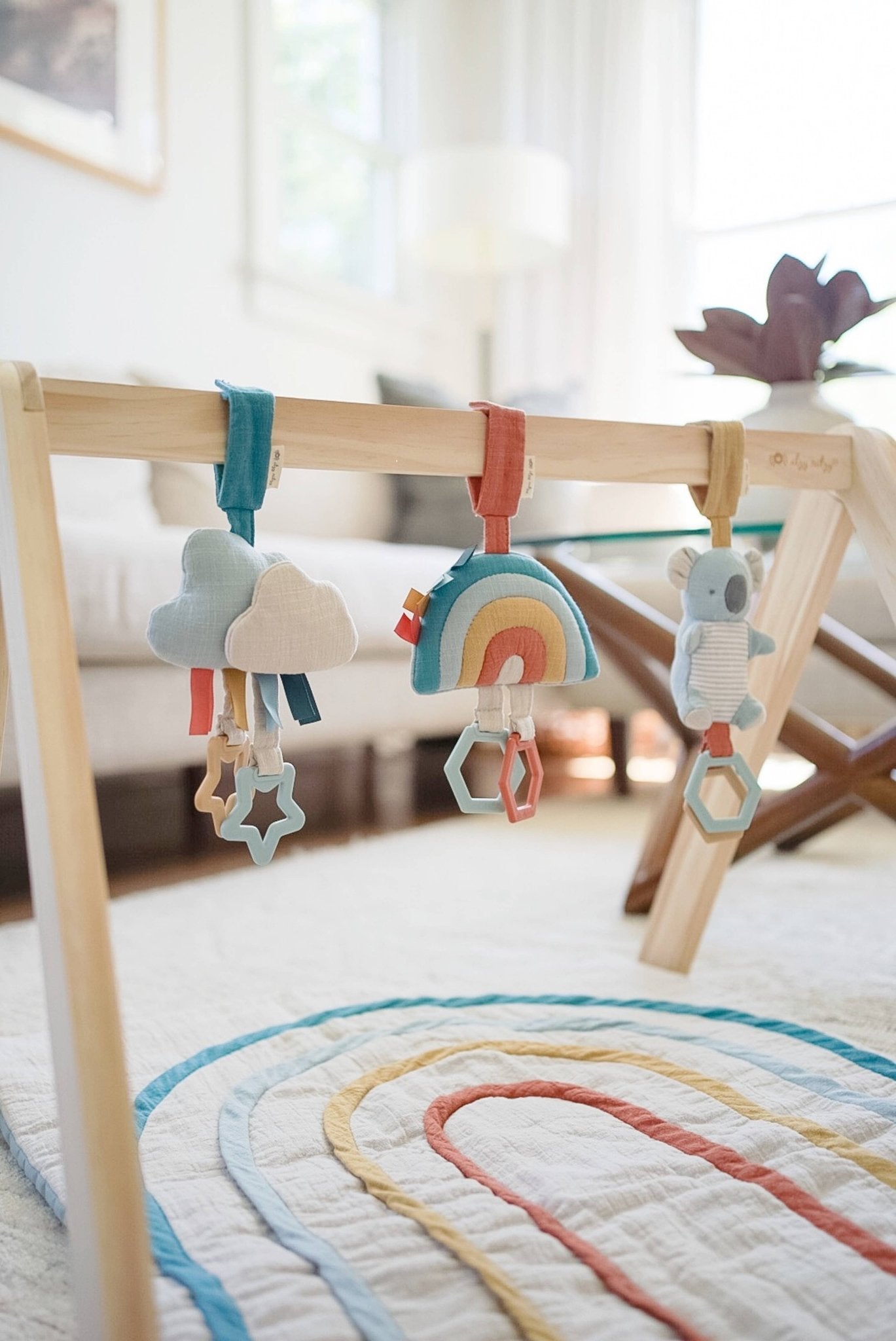 Ritzy Jingle Attachable Travel Toy | Cloud