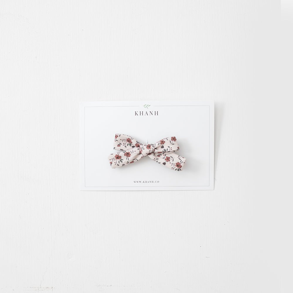 Rosewood | Petite Hand - Tied Bow