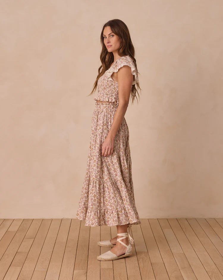 Ruffle Tiered Maxi Skirt || Wildflower